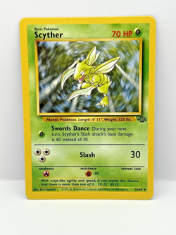 Vintage Pokemon Scyther Jungle English 26/64 & Japanese 123 Card Lot - Image 3