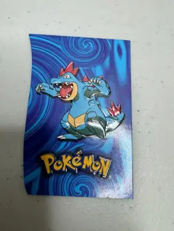 Feraligatr Die-cut Embossed Pokemon Card #160 Johto League Stage Three 9 Of 15 - Image 1