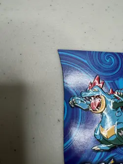 Feraligatr Die-cut Embossed Pokemon Card #160 Johto League Stage Three 9 Of 15 - Image 3