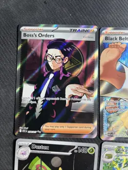 Pokemon TCG Ascended Hero’s 6 Card Lot All NM Full Art Trainers Mega Attack Rare - Image 5