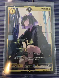 Rainhoe 9 Holo First (1st) Edition Rising Stars Card GamerSupps VCard 092/190 - Image 1