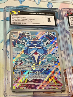 CGC Graded Pokemon Card 4 Slab Lot Rayquaza Liepard Palafin Oraguru - Image 3