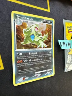 Pokemon Card Tyranitar DP Mysterious Treasures Holo Rare 17/123 201 💎NM💎 - Image 3