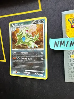 Pokemon Card Tyranitar DP Mysterious Treasures Holo Rare 17/123 201 💎NM💎 - Image 4