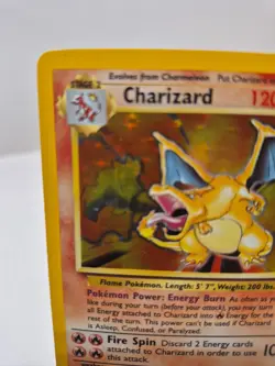 Pokemon TCG Charizard 1996 Halo Base Set Holo Rare #4 NM Condition Vintage Card - Image 5