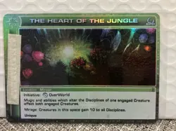 Chaotic Location The Heart of the Jungle Super Rare Card NM - Unused Code - Image 1