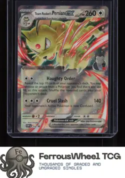 Team Rocket's Persian ex 218 - SV: Scarlet & Violet Promo Cards - (NM) - Image 1