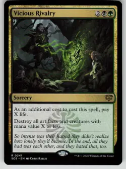 Vicious Rivalry Rare Secrets of Strixhaven 241 MTG Near Mint 2026 - Image 1