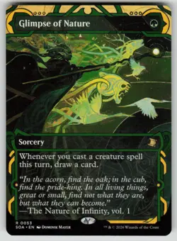 Glimpse of Nature Rare Secrets of Strixhaven: Mystical Archive 53 MTG NM 2026 - Image 1