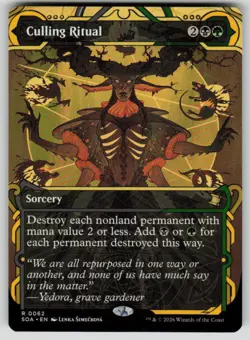 Culling Ritual Rare Secrets of Strixhaven: Mystical Archive 62 MTG NM 2026 - Image 1