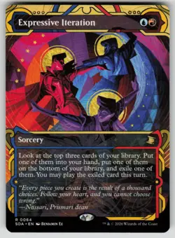 Expressive Iteration Rare Secrets of Strixhaven: Mystical Archive 64 MTG NM 2026 - Image 1