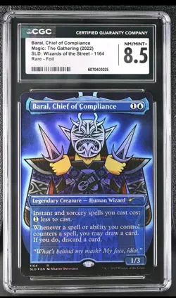 BARAL, CHIEF OF COMPLIANCE Secret Lair Foil Rare CGC 8.5 MTG EDH [Nostalgium] - Image 1