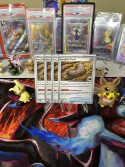 4x Pokemon TCG Cards Antique Jaw Fossil 068/088 Playset - Perfect Order - NM - Image 1