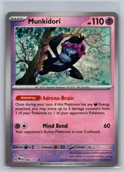Munkidori (Master Ball Pattern) 044/131 Rare Prismatic Evolutions Pokemon NM - Image 1