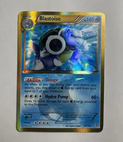 2012 Plasma Storm B & W Blastoise Secret Rare Holo 137/135 Pokemon Card Original - Image 1