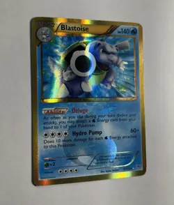 2012 Plasma Storm B & W Blastoise Secret Rare Holo 137/135 Pokemon Card Original - Image 2