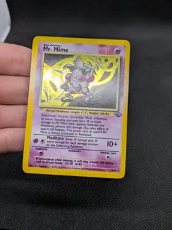Mr Mime 6/64 Jungle Set Holo Rare Pokemon WOTC LP-NM - Image 3