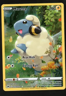 Pokemon Mareep SWSH: Crown Zenith: Galarian Gallery #GG34/GG70 NM - Image 1