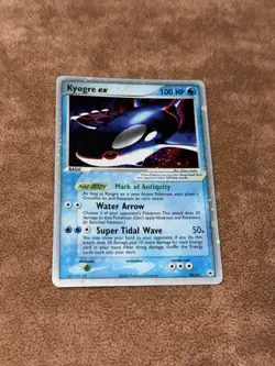 Pokemon EX HIDDEN LEGENDS - #94/101 Kyogre ex - Ultra Rare Holo - ENG - NM+ - Image 2