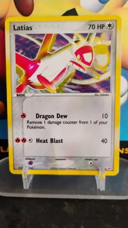 LATIAS EX Trainer Kit Series POKEMON Holo 2004 Trading Card 4/10 - Image 1