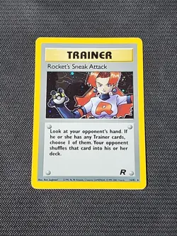 Pokemon Team Rocket "Rocket's Sneak Attack" 16/82 / Holo Rare / Lightly Played - Image 1