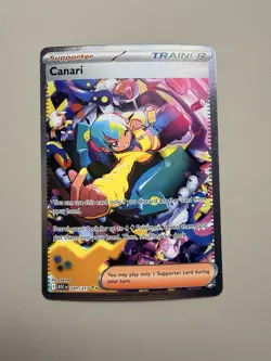 Pokemon Canari Special Illustration Rare Full Art Holo 291/217 Ascended Heroes - Image 1
