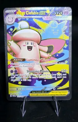 Mega Clefable EX 103/088 (IR) Pokemon TCG Perfect Order Full-Art IR NM - Image 2