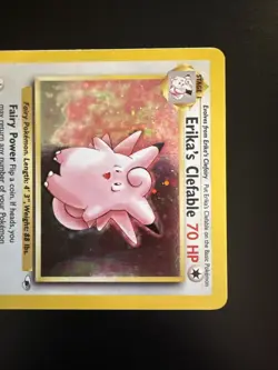 Erika’s Clefable 3/132 Holo Rare Gym Heroes Pokemon - Image 5