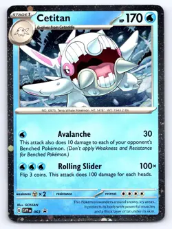 Cetitan (Cosmos Holo) 063 Holo Promo Scarlet & Violet Promo Pokemon Near Mint - Image 1