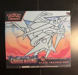 Chaos Rising Pokemon Center Exclusive ETB - New/Factory Sealed Elite Trainer Box - Image 1