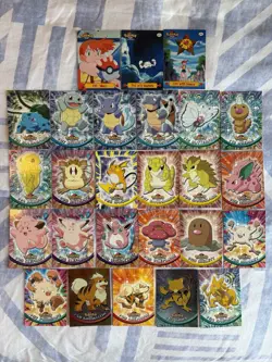 Pokemon Topps 1999 Authentic Vintage Lot (26 Cards)! 2 Holos ! - Image 1
