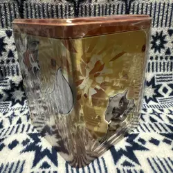 Pokemon TCG Stackable Fighting Stacking Tin SWSH11 Lost Origin Orange/Gold - Image 1