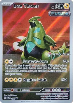 Iron Thorns SVP 098 Pokemon Center Stamped ETB Promo SEALED Scarlet and Violet - Image 1