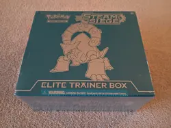 Factory Sealed Pokemon Steam Siege Elite Trainer Box With Acrylic Case - Image 2