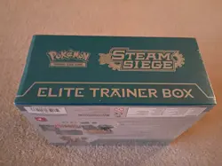Factory Sealed Pokemon Steam Siege Elite Trainer Box With Acrylic Case - Image 5
