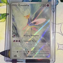 Pokemon Cresselia Sv: Shrouded Fable 071/064 Holo Illustration Rare 2024 - Image 1