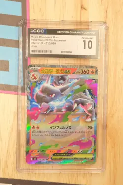 Pokemon Mega Charizard X ex 013/080 Inferno X Holo EX Japanese CGC 10 - Image 1