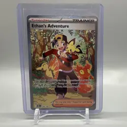 Pokemon Ethan's Adventure 236/182 Destined Rivals Special Illustration Rare Holo - Image 1