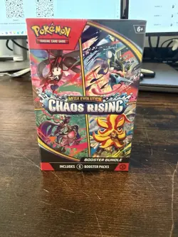 Pokemon TCG - 2026 Mega Evolution Chaos Rising Booster Bundle Sealed In-Hand - Image 1