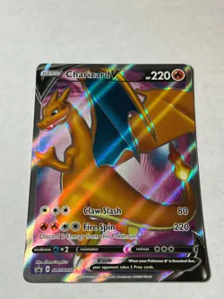 Charizard V SWSH050 Holo Promo Sword & Shield Promo Pokemon Lightly Played - Image 1