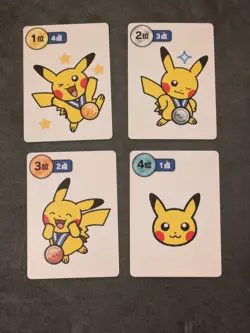 Pokemon Center Taruka Pikachu 1st 2nd 3rd 4th Blue Japanese Playing Card game - Image 1