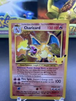 Pokemon TCG CCG Card Single - CHARIZARD 4/102 - Holographic Rare - Celebration B - Image 3