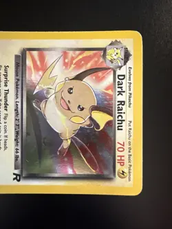 Dark Raichu Team Rocket Holo 83/82 Pokemon - Image 5