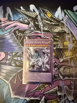 Yugioh - Dragon Master Magia - Platinum Secret - 1st - RA04-EN055 - NM - Image 2