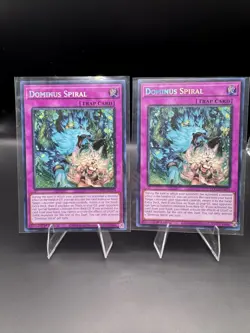 Dominus Spiral Secret Rare DOOD-EN079 Yu-GI-OH (lot of 2) 1st Edition - Image 1
