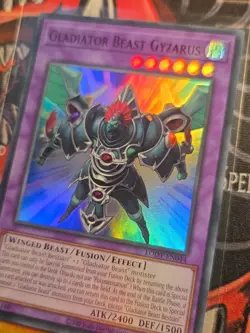 Gladiator Beast Gyzarus LODT-EN044 Light of Destruction Unlimited, Super Rare - Image 3