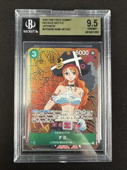 Nami 2022 One Piece Summit Decisive Battle JPN Secret Rare #OPO2036 BGS 9.5 - Image 1