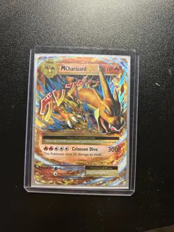 MEGA CHARIZARD EX 13 EVOLUTIONS 2016 POKEMON CARD ULTRA RARE NM M - Image 1