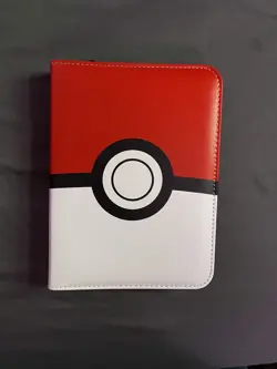 Pokemon Card Binder, Trading card binder, with 50 Removable pages .Pokeball - Image 1