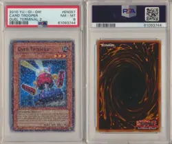Card Trooper - DT02-EN057 - PSA 8 NM-MT - Parallel Rare 3744 Yugioh Duel - Image 1